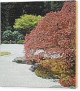 Portland Japanese Garden Wood Print