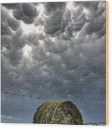 Storm Clouds Saskatchewan #49 Wood Print