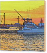 57- Sunset Cruise Wood Print