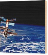 Mir Space Station #5 Wood Print