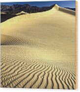 Sand Dune  Death Valley #1 Wood Print