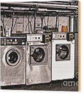 After Enlightenment The Laundry. Wood Print