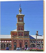 Albury Railway Station Victoria Wood Print