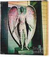 Angel In The City Of Angels Wood Print
