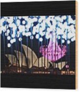 Another Capture From Vivid Festival Wood Print