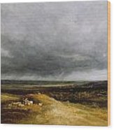 Approaching Storm Wood Print