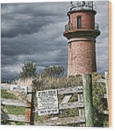 Aquinnah Light I Marthas Vineyard Wood Print