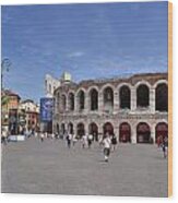 Arena Di Verona Wood Print