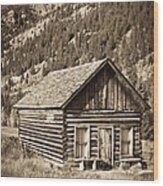 Ashcroft Ghost Town Wood Print