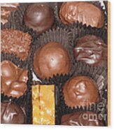 Best Collection Of Chocolate Sweets 01 Wood Print