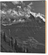 Birdwoman Falls Glacier National Park Montana Mountain Photography Larry Darnell Wood Print