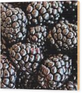 Blackberries Wood Print