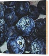 #blueberries #berry #berries #blueberry Wood Print