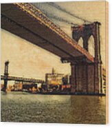 Brooklyn Bridge Wood Print
