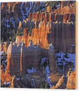 Bryce Sunrise Wood Print