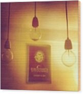 #bulb #light #frame #instago #instagood Wood Print