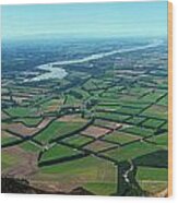 Canterbury Plains Wood Print