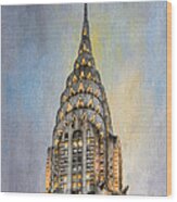 Chrysler Building I Wood Print