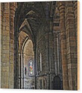 Church Passageway Provence France Wood Print