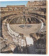 Coliseum Wood Print