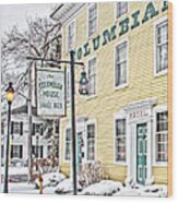 Columbian House In Waterville Oh Wood Print