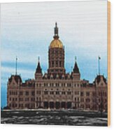 Connecticut State House Wood Print