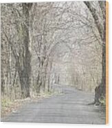 Country Road Wood Print