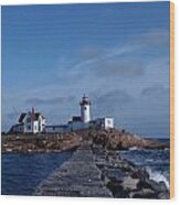 Eastern Point Light Wood Print