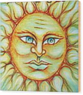 El Sol Wood Print