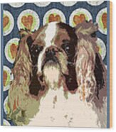 English Toy Spaniel Wood Print