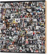 Extended Family Photo Collage Wood Print