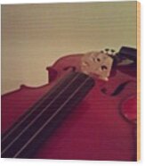#fiddle #trad #violin #music #instagood Wood Print