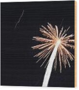 Fireworks 4 Wood Print