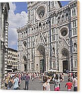 Florence Cathedral - Tuscany Italy Wood Print