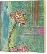 Flowers 1 Wood Print