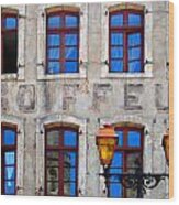 French Facade Wood Print