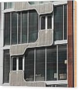 Geometric Windows Wood Print
