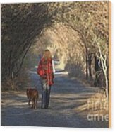 Going For A Walk  The Photograph Wood Print