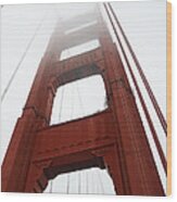 Golden Gate Bridge Wood Print