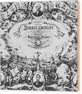 Greeley: Election Of 1872 Wood Print
