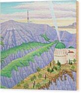 Griffith Observatory Wood Print