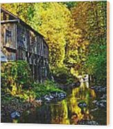 Grist Mill Wood Print