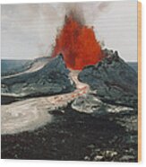 Hawaii: Volcanos, 1984 Wood Print