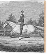 Horse Racing, 1851 Wood Print