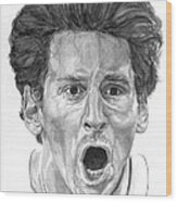 Intensity Lionel Messi Wood Print