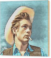 James Dean Ii Wood Print