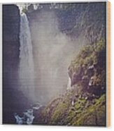 Kegon Falls Wood Print