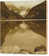 Lake Louise Wood Print