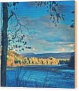 Late Afternoon On The Susquehanna River Wood Print