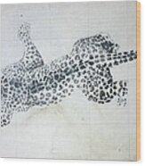Leopard Wood Print